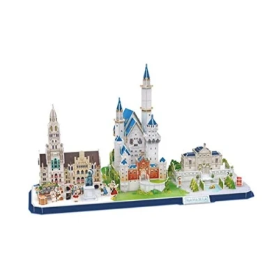 Immagine di Revell Bavarian Skyline, 178 Parts 3D Puzzle, (00143)