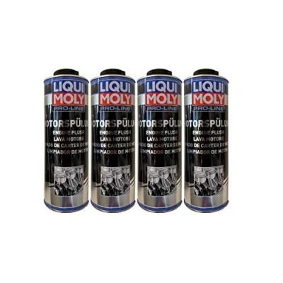 Immagine di Liqui Moly 2425 Pro Line 4 flaconi di detergente per motore, 1 l