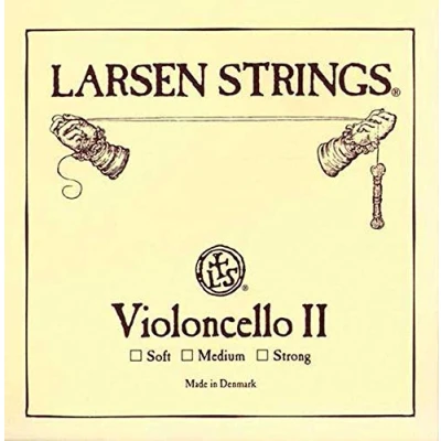 Immagine di LARSEN STRINGS Corde per violoncello originali D Acciaio Forte