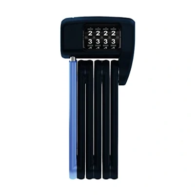 Immagine di ABUS Bordo Lite 6055C Serratura a libro con codice combinazione ultraleggera in acciaio speciale livello di sicurezza 7 60 cm nero/blu