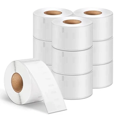 Immagine di Doruimi 10 Rotoli 99012 Etichette per Indirizzi Grandi Compatibile con DYMO S0722400 36mm x 89mm Spedizione Autoadesive, Utilizzo Label Writer 450 4XL 400 330, 260 Etichette/rotolo