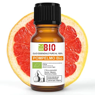 Immagine di Pompelmo Bio Olio essenziale 100% Puro 5 ml Uso interno Terapeutico Alimentare Diffusori Aromaterapia Cosmetica Cucina Laborbio