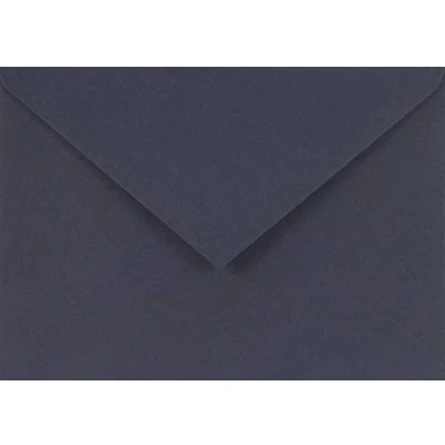 Immagine di Netuno 100 buste lettera colorate Blu scuro formato c6 114 x 162 mm 115g Sirio Color Dark carta colorata per feste di compleanno matrimonio