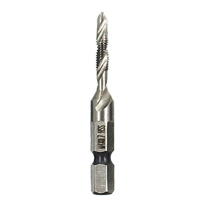 Immagine di BOZONLI Punte ad Attacco esagonale, M4 Trapano Maschi, Countersink Tap Drill Bit HSS Imposta Combinazione Filettare Innesto Esagonale