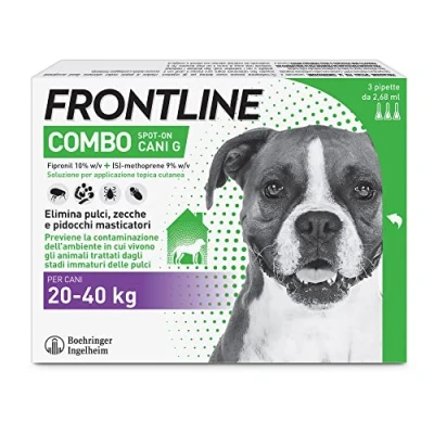 Immagine di Frontline Combo Cani da 20 a 40 Kg Pipette antiparassitarie 3 monodose 2,68 ml