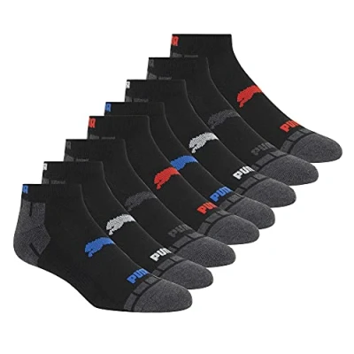 Immagine di PUMA 8 Calzini a Taglio Basso Running, Nero, Large Uomo