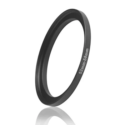 Immagine di Ares Foto® STEP UP Filter Adapter, anello adattatore del filtro, In alluminio fresato a CNC (52mm 58mm)