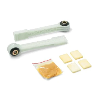 Immagine di Kit 2 pezzi di ricambio per riparazione ammortizzatori 80N 90N 100N compatibile con Bosch Constructa Siemens Neff 00742719 00660865 00673541