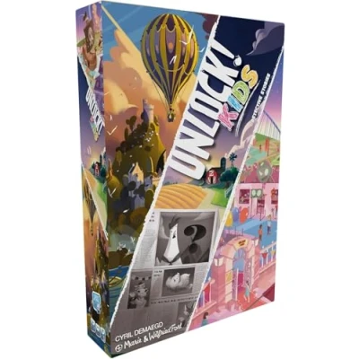 Immagine di Asmodee Space Cowboys Unlock! Kids Storia dei detective Gioco da tavolo/carte cooperativo per bambini dai 6 anni Escape Game 1 a 4 giocatori 20 minuti Versione francese