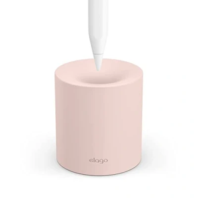 Immagine di elago Supporto Matita Compatibile con Apple Pencil Pro, (1,2 Gen), (USB C) e Le Matite di Altri Tablet con/Senza Custodia o Impugnatura (Lovely Rosa)