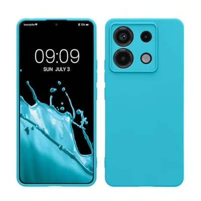 Immagine di kwmobile Custodia Compatibile con Xiaomi Redmi Note 13 Pro 5G / Poco X6 Cover Back Case per Smartphone in Silicone TPU Protezione Gommata ghiaccio freddo
