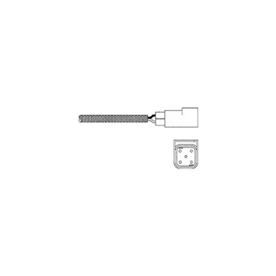 Immagine di DELPHI ES20301 12B1 Sonda lambda planare, riscaldato FORD: FIESTA 5, Galaxy Mk1 MPV, 4