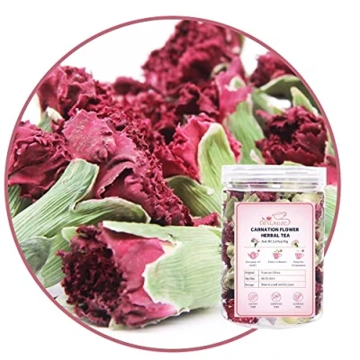 Immagine di LWXLJMJZC Tè di Fiori Garofano Essiccati Alle Erbe Senza Caffein ai Secchi Naturali Cinese Fiore 70g