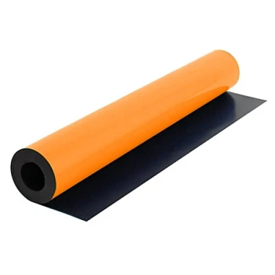 Immagine di FIRST4MAGNETS Magflex® Fleeble Flece Magnetico Arancione Matt Per La Creazione Di Immagini Magnetiche, Opere D&#039;Arte, Cartelli O Display 620mm Larghezza 5 M Lunghezza