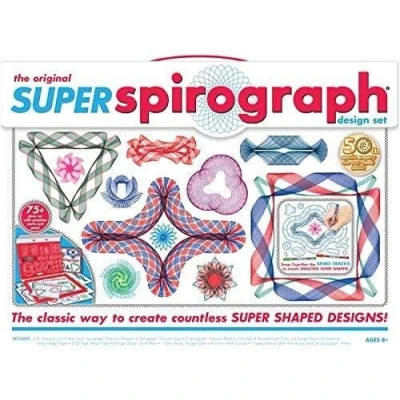 Immagine di Spirograph Grandi Giochi Super KIT CLC13000, Multicolore, CLC13000
