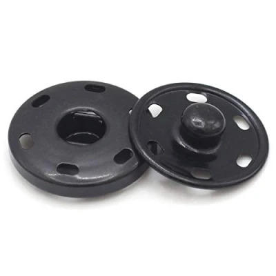 Immagine di 10 set di bottoni a pressione in metallo antiruggine per cucire, 25 mm