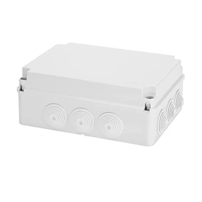 Immagine di Gewiss Cassetta di Derivazione con Coperchio Basso a Vite, IP55, Dimensioni Interne 300X220X120, Pareti Passacavi, Grigio Ral 7035