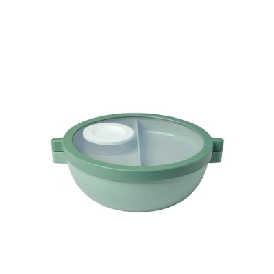 Immagine di Mepal Portapranzo Bento Vita Vasche rimovibili Contenitore extra con coperchio, portacomdimento e vassoio box Porta pranzo per insalate Nordic sage
