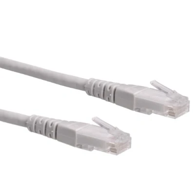 Immagine di Roline 21.15.0930 RJ45 cavo di rete, patch CAT 6 U/UTP 0.50 m Grigio non schermato 1 pz.