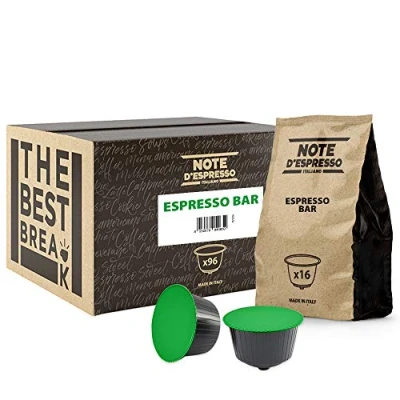 Immagine di Note D&#039;Espresso Espresso Bar, Capsule Compatibili Soltanto con Sistema NESCAFE DOLCE GUSTO, 96 Caps