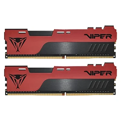Immagine di Patriot Memory Viper Elite II DDR4 4000 32GB (2x16GB) C20 Kit di Memoria Gaming RAM XMP 2.0 Nero/Rosso