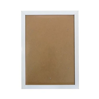 Immagine di Pracht Creatives Hobby 6036 30111 Bianca, Grande Circa 25 x 35 cm, Cornice Semplice con plexiglas e Ganci per Il Montaggio a Parete, White