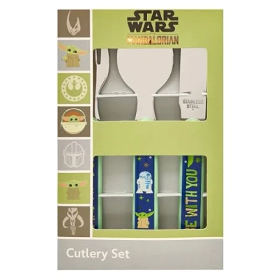 Immagine di Mandalorian May The Force Be with You Set di posate da 3 pezzi