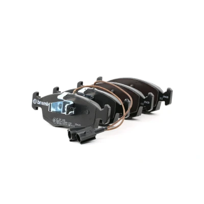 Immagine di BREMBO P 23 138 Kit pastiglie freno con contatto segnalazione usura clip pistone senza accessori FIAT: 500 C Cabrio, Punto Evo Hatchback