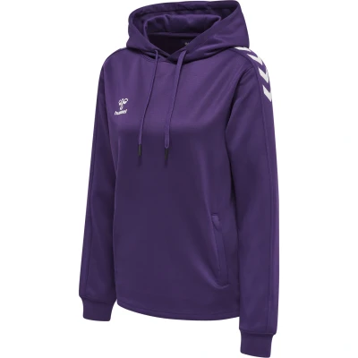 Immagine di Felpa da donna in poliestere con cappuccio Hummel Core XK
