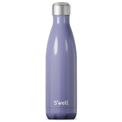 Immagine di S&#039;well Borraccia in acciaio inox, 481,9 ml, con triplo strato di lavanda, sottovuoto e isolanti, mantiene le bevande fredde per 36 ore calde 18, perfette chi viaggia