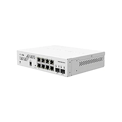Immagine di Mikrotik CSS610 8G 2S+IN network switch Gigabit Ethernet (10/100/1000) Power over (PoE) White