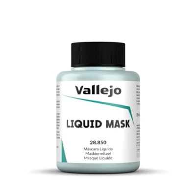 Immagine di Acrylicos Vallejo Liquid Mask Sostanza Utilizzata per le Aree di Riserva che Rimangono non Verniciate, 85 ml, Trasparente