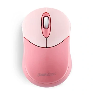 Immagine di perixx PERIMICE 802PK Mouse Bluetooth senza fili, design portatile, compatibile con Windows, iOS, Android PC, laptop, tablet e smartphone, colore: Rosa