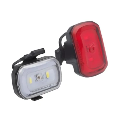 Immagine di Blackburn Click USB Front + Rear Light Set Black by