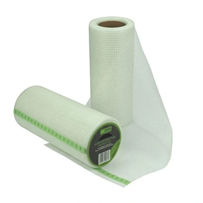 Immagine di ToolSpace Nastro per Cartongesso 20 cm x m Fibra Vetro Intonaco con Retina Crepe Muro Muri Stuccare Striscia Copertura Autoadesivo Rasatura Interni Toppe Adesiva Riparazione Giunti