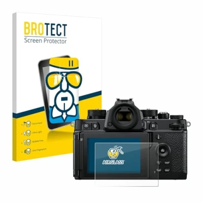 Immagine di brotect Pellicola Protettiva Vetro per Nikon Z F Protezione Schermo [Durezza Estrema 9H, Chiaro]