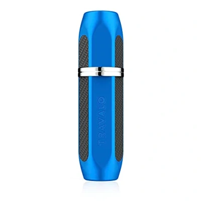 Immagine di Travalo Atomizzatore di profumo vettoriale Sistema ricarica Bottiglia portatile approvata da volo TSA Senza vetro Blu 4,8 g, I0101986