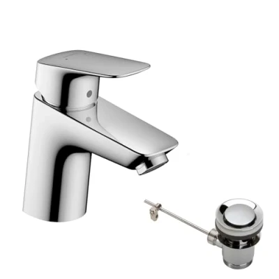 Immagine di hansgrohe Logis Miscelatore monocomando lavabo 70 con tirante in metallo, cromo, 71170000