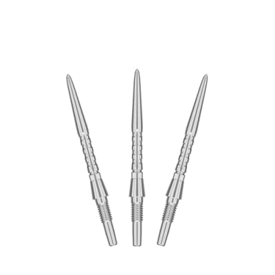 Immagine di Target Darts Swiss Point Storm Dart Points, Surge (Confezione da 3 Set di Punte) 35MM Argento Cambia i Punti per Freccette, svizzeri, Gli Accessori Freccette Professionali