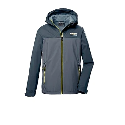 Immagine di killtec regazzi Giacca softshell/giacca outdoor con cappuccio KOS 344 BYS SFTSHLL JCKT, dark petrol, 128, 41540 000