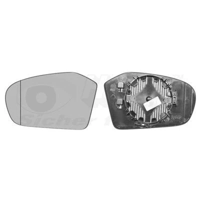 Immagine di VAN WEZEL 3017837 Vetro Specchio Retrovisore Sx MERCEDES BENZ: Classe A, B