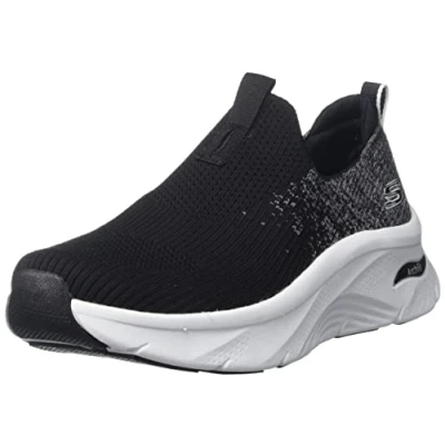 Immagine di Skechers Arch Fit D&#039;lux Key Journey, Sneaker Donna, Maglia Nera Con Finiture Bianche, 41 EU