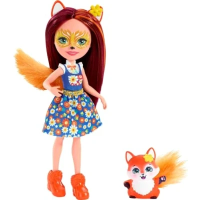 Immagine di Enchantimals, Bambola Felicity Volpe con Animale, Giocattolo per Bambini 4+Anni, FXM71