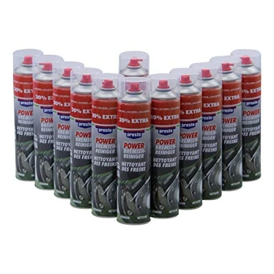 Immagine di Detergente per freni Presto Power, 12 x 600 ml, senza acetone, ml