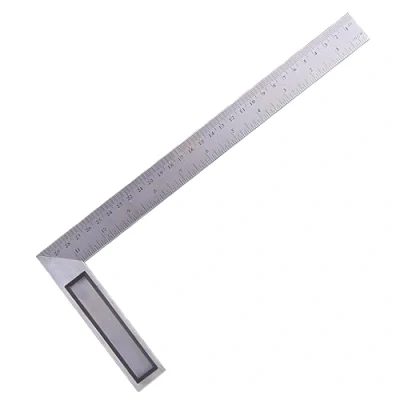 Immagine di LNGJIN Squadra da Falegname,300mm Quadrato Carpentiere 4590,Squadrette Carpenteri,Righello a L in Acciaio Inossidabile,Righello Quadrata per Falegname, Conciatetti, Ingegnere