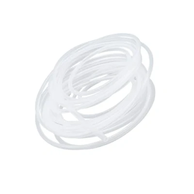 Immagine di iMeistek tubo in silicone per uso alimentare, diametro interno 4 mm x esterno 6 mm, 5 metri, flessibile acqua e aria, trasparente