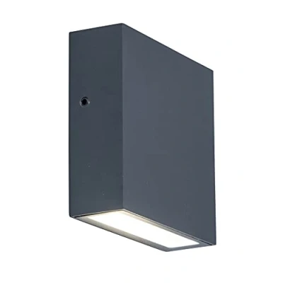 Immagine di Lutec GEMINI XF 6939412011455 Lampada da parete per esterni a LED 9.2 W Antracite