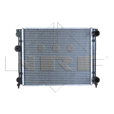 Immagine di NRF 50004 Radiatore motore Alluminio 380 322 23 Alette di raffreddamento saldate