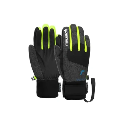 Immagine di Reusch Simon XT Junior Guanti per bambini, Taglia: 4, blck melan safe yell