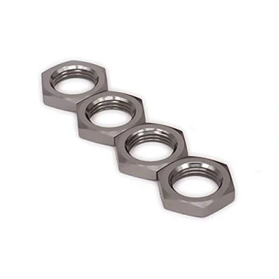 Immagine di KEEDA 4PCS M17 17mm Lega di Alluminio RC Ruota Hex Hub Dado Filettatura 1.0mm per 1/8 Modello Auto HSP Redcat Himoto Parti (Grigio)